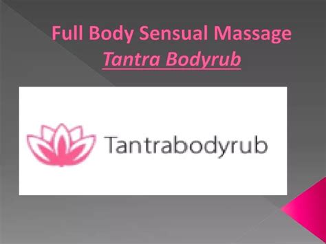 Full Body Sensual Massage Erotic massage Coco
